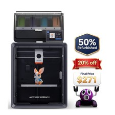 ✅50% Refurbished ✅ANYCUBIC Kobra S1 Combo 3D Printer Multicolor FDM Printing picture