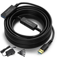 USB 3.0 Active Extension Cable 50 Feet, Long USB Type-A Male to Female Extend... picture
