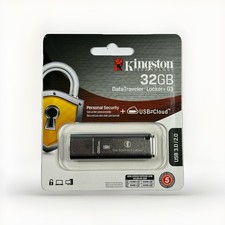 Kingston 32GB DataTraveler Locker+ G3 USB 3.0 Hardware Encrypted Flash Drive picture