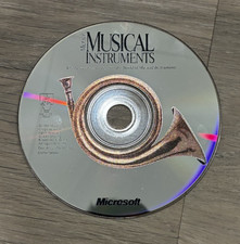 Microsoft Musical Instruments vintage CD software picture