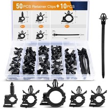GOOACC 60Pcs Car Wire Loom 60PCS Routing clips, 60pcs Clips  picture