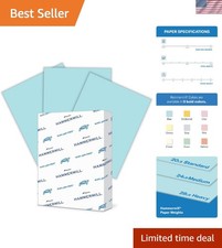500 Sheets of Jam-Free 20lb Pastel Blue Paper - Perfect for All Printing Needs picture