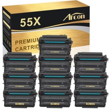 CE255X CE255A Toner Compatible for HP 55X 55A LaserJet P3011 P3015d P3015Dn LOT picture
