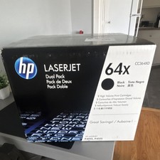 HP 64X Black Genuine Dual Pack Toner Cartridge CC364XD for LaserJet P4015 P4515 picture