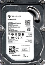 ST2000DM001 P/N: 1ER164-030 F/W: CC28 S/N: Z4ZC TK 2TB OCT 2018 THAILAND SEAGATE picture