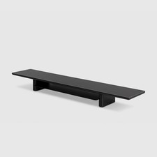 ARTIFOX Lift Desktop Organizer Monitor Stand - Black Oak (Pickup Only) picture
