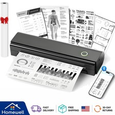 N80 Inkless Portable Thermal Printer - Bluetooth Wireless for Travel, 1.7 lbs picture