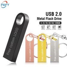 Personalized Custom logo compact USB Flash Drives Memory Metal U Disk PC Photo picture