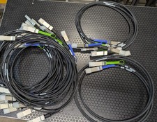Lot of 13 Mellanox MCP7H50 HDR200 to 2x HDR100 QSFP28  DAC Y cables Lenovo OEM picture