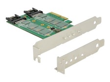 Delock PCI Express Card > 3 x M.2 Slot Memory Controller - SATA 89518 picture