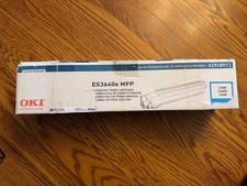 Genuine Okidata ES3640e MFP (42918923) Cyan Toner Cartridge -- New Sealed picture