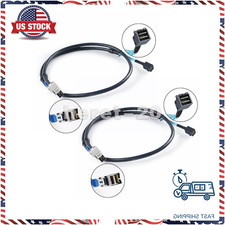 2PCS External HD Mini SAS SFF-8644 TO Internal Mini SAS SFF-8643 Cable 12Gb/s 1M picture