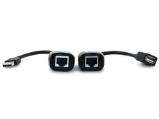 Monoprice USB Extender 150ft Over Cat5 Cat6 Black Adapter for USB 1.0 1.1 picture