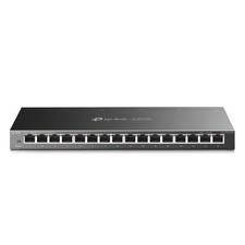 TP-Link TL-SG116E 16-Port Gigabit Easy Smart Network Switch Black Wall Mounted picture