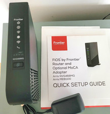 ARRIS NVG468MQ - 4 Ports Frontier Router + Ktec AC Adapter + Setup Guide - Black picture