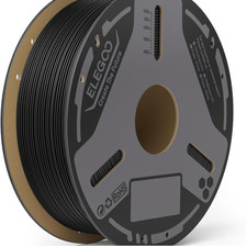 ELEGOO PLA-CF 1.75mm Black 1kg 3D Printer Filament Carbon picture