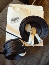 30ft Expandable Braided Cable Sleeve 1/4 to 1/2 Inch PET Wire Mesh Wrap Black picture