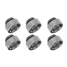 Dracaena.io 6-Pack G1/4 Extender Fitting 7.5mm, M-F, Silver, Brass picture