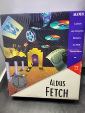 Aldus Fetch Version 1.2 New Rare Sealed Macintosh Vintage Retrieval Tool picture
