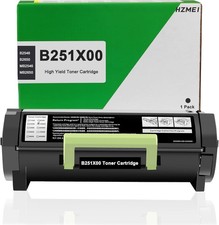 High Yield B251X00 Toner Cartridge w Chip B251X00 Black For Lexmark B2546, 2832 picture