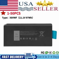 ✅LOT 97Wh X8VWF BATTERY FOR DELL LATITUDE 14 RUGGED 5404 5414 E5404 7404 7414 picture