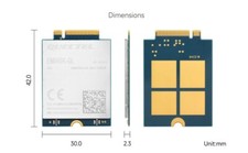 Quectel EM060K-GL Module LTE-A Cat 6 module with M.2 Form Factor, Multi-band picture