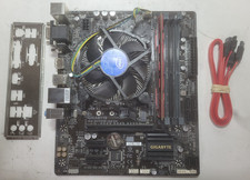 Gigabyte GA-B250M-DS3H Motherboard Core I5-6500 4GB RAM, IO Shield # 2174 picture