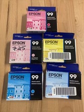 NEW 5 Pack Genuine Epson 99 Ink for Artisan 700 710 725 730 800 810 835 387 picture