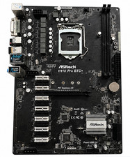 Asrock H110 PRO BTC+ DDR4 LGA1151 13GPU BTC ETH MINING ATX Motherboard picture
