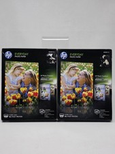 Lot Of 2 Boxes HP Genuine Photo Paper 60 Per 120 Total Sheets Glossy 5x7 CH097A picture