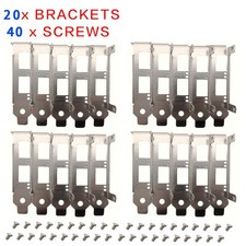 20pcs Low Profile Brackets for Intel X520-DA2 X520-SR2 X520-LR2 X710-DA2 picture