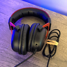 HyperX Cloud II Wired Over-Ear Headset 3.5mm Noise Isolation Black/Red 2m No Mic picture