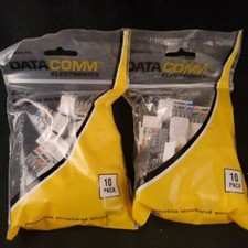 20 Pack - Datacomm CAT5e Jacks Ethernet |  20-3425-wh-10 | White  picture