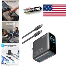 Laptop Charger 140W USB C Fast Charger with 4 Ports for Multi Device Charging picture