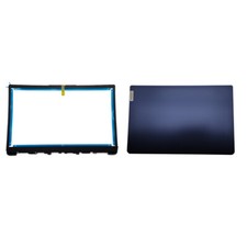 New Blue Top Case LCD Back Cover+ Front Bezel For Lenovo IdeaPad 1 15ADA7 15AMN7 picture