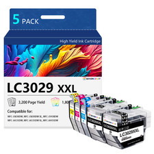 LC3029XXLInk Cartridge Compatible for MFC-J5830DW Printer, (2BK/C/M/Y)5-Pack picture