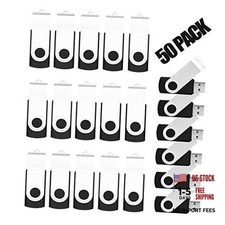 50-Pack of 4GB Bulk Flash Drive  FAT32 Thumb Drives Pack (Black) 16GB 200Pack picture