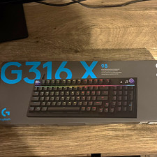Logitech G316 X Wired RGB Backlit Gaming Keyboard QWERTY English Black picture