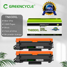 2PK TN830XL High Yield Black Toner with New Chip for HL-L2460DW L2480DW L2400D picture