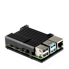 High Performance Custom Top Bottom Aluminum Cooling Heatsink for Raspberry Pi 4B picture