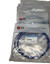 NEW LOT of 13  FS Ultra Slim 7ft  CAT 6 UTP CM Slim Patch & Snagles Cables 28AWG picture