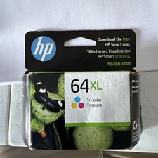 1 PACK Genuine HP 64XL High Yield Ink Cartridge Tri Color (N9J91AN) picture