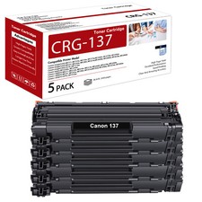 5x CRG 137 Toner Cartridge For Canon 137 Toner MF236n MF216n MF232w MF212w D570 picture