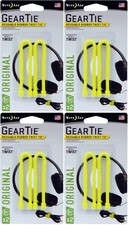 Nite Ize 2-Pack Gear Tie Reusable Rubber Twist Tie, 6