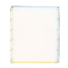 2-Part Sparco Dot Matrix Print Continuous Paper, White & Canary - 1400 Sets picture