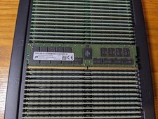 Micron 32gb PC4-2933Y 2Rx4 DDR4 ECC RDIMM Reg Server Memory MTA36ASF4G72PZ-2G9 picture