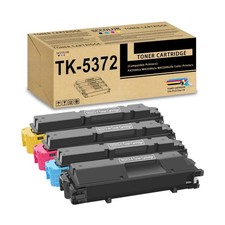 TK-5372 TK5372 Toner Cartridge High Capacity 4Pack Compatible TK-5372K TK-537... picture