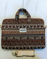 Dachee 15 Inch Laptop Messenger Bag Floral Paisley W/ Over Shoulder Strap picture