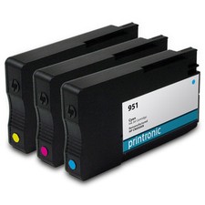 3PK Reman for HP 951 Ink for OfficeJet Pro 251dw 276dw 8100 8600 8610 8615 8620 picture