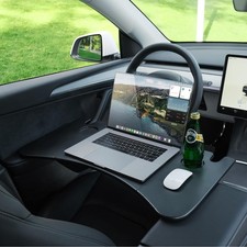 YONZEE Foldable Desk Food Tray (Carbon Edition) for Tesla Model Y Model 3 S X... picture